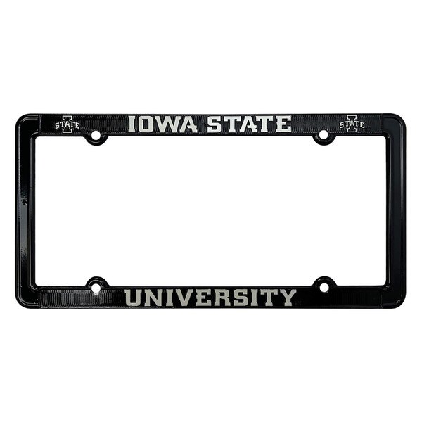 Strand Art Co. I-State Black Metal License Plate Frame